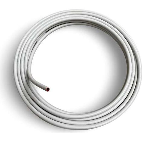 WICU Kupferrohr DVGW ummantelt in Ringen 15 x 1,0 mm Rolle 25m