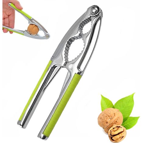Nutcracker, Nutcracker Nutcracker Stainless Steel Nutcracker Nutcracker Metal Nutcracker, for Walnuts, Walnuts, Hazelnuts, Almonds, Brazil Nuts or Other Nuts (1/5)