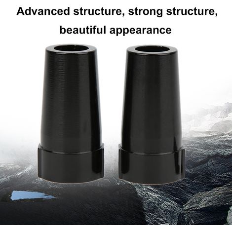 2 pièces Douilles d'Essieu Arrière en Alliage d'Aluminium pour Wraith AX90018 90020 Voiture RC 1/10 - Noir (1/5)