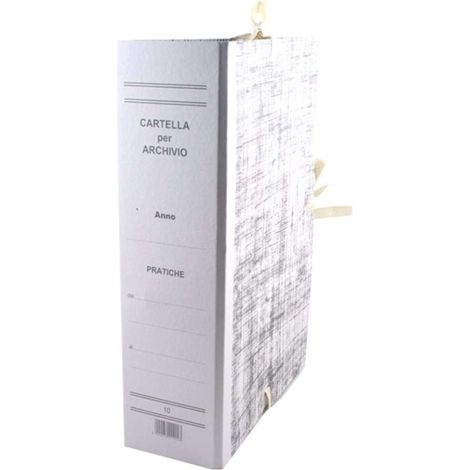 CARTELLA FALDONE ARCHIVIO CON LEGACCI - DORSO 10 - 1 PEZZO