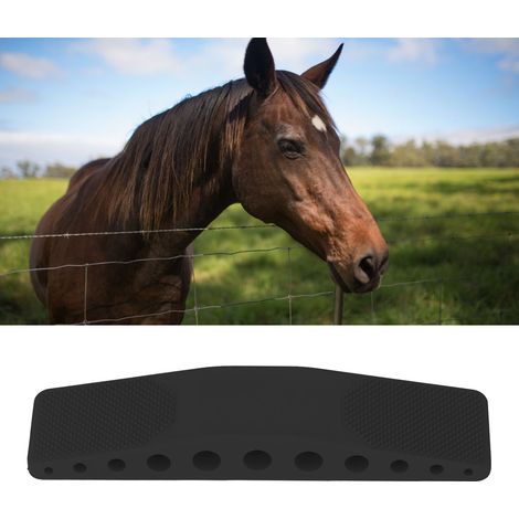 Accessoires pour harnais de chevaux, brosse pour chevaux, brosse de bain et de massage, brosse de bain et de massage 6 en 1 pour chevaux, épilation, massage, grattage, boîte noire. (1/5)
