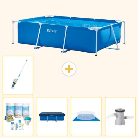 Intex Piscine Tubulaire Rectangulaire - 260x160x65 cm - 6-pièces S21116 (1/5)