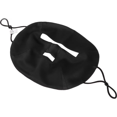 Masque de protection solaire anti-UV, séchage rapide, respirant et frais, en tissu de soie, couvrant tout le visage, idéal pour l'alpinisme, la randonnée et le ski (bleu marine). (1/5)