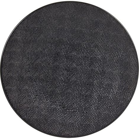Table Passion - Assiette plate Vésuvio noir 27 cm (lot de 6) (1/3)