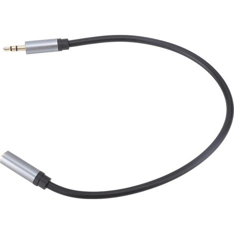Câble D'extension de Casque D'écoute, sans Performance Statique, Rallonge Mâle à Femelle de 3.5mm pour Stéréo de Voiture, Plug and Play, 11,8 Pouces (1/5)