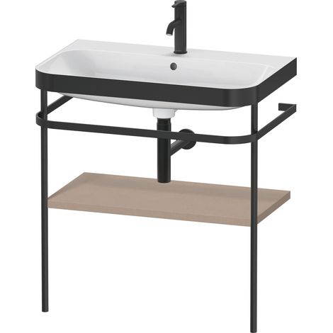 Duravit Happy D.2 Plus c-bonded Set mit Metallkonsole,