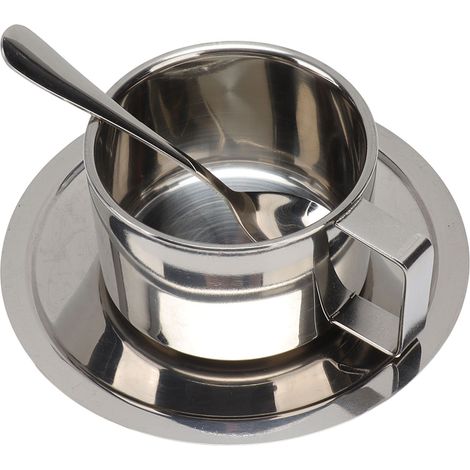 200-ml-Kaffeebecher aus doppelwandigem Edelstahl, ideal für Latte Macchiato, Cappuccino und Tee – für Zuhause, Büro, Cafés oder Camping