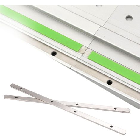 Connecteur de rail de guidage pour scie sur rail – Compatible Festool et Makita – Acier inoxydable 304 – Installation rapide et facile