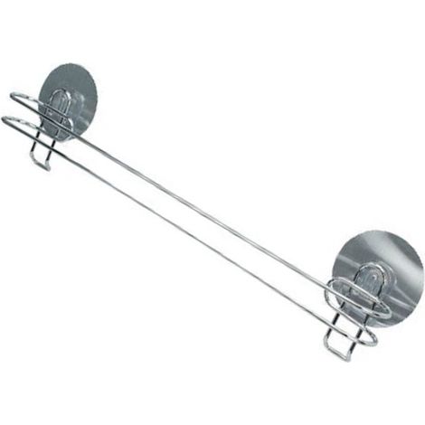 Cleafe - Asta Barra Porta Asciugamani 45 Cm Montaggio A Parete Bagno Con Biadesivo 79845 - (1/3)