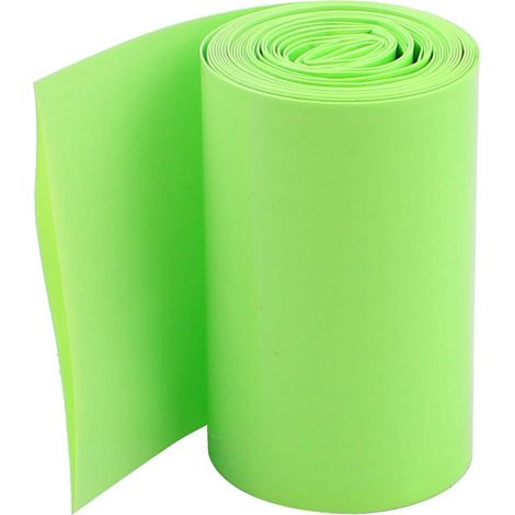 Emballage Batterie Gaine Thermorétractable 2M 50mm Vert Clair