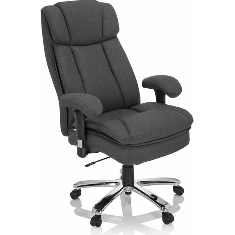 [GEBRAUCHT] B-Ware Hjh Office Schwerlaststuhl Bürostuhl Builder Xxl I Büro Stuhl Stoff Dunkelgrau