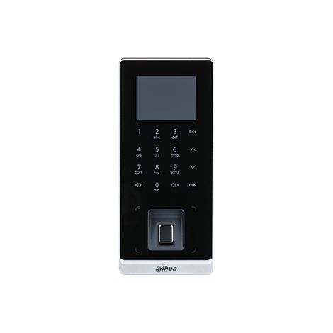 ASI2212H-W - Lector de tarjetas táctil y pantalla Wi-Fi independiente de 13,56 MHz con contraseña y huella digital