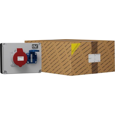 Tableau électrique de chantier WDD 1x32 A 1x230 V Schuko Mennekes Doktorvolt DV-6343-D (1/4)