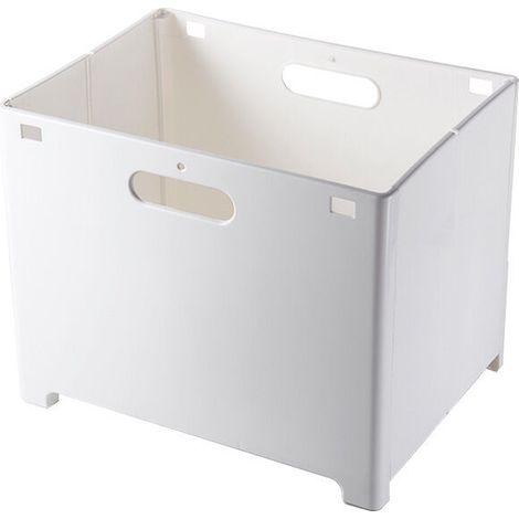 Panier Linge Multifonction Pliable Mural Paniers Vêtements Avec Poignée Chambre Vêtements Sales Jouet Récipient (Blanc) (1/5)