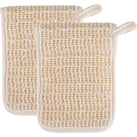 Lot de 2 sachets à savon pratiques et portables, pochettes à savon ménagères en filet, accessoires pour savon. (1/3)