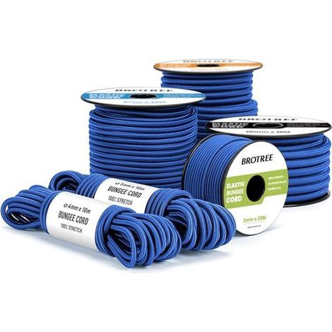 Tendeur Élastique Corde 4mm x 10m Elastique Sandow - Noir (1/5)