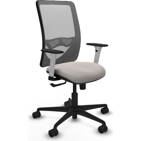 Chaise de bureau piqueras y crespo Zulema noir mousse épaisse (1/2)