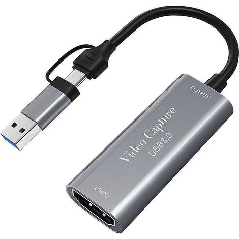 4K- und 1080p-HDMI-kompatible Game-Video-Capture-Karte mit USB 3.0 für Live-Streaming (1/5)