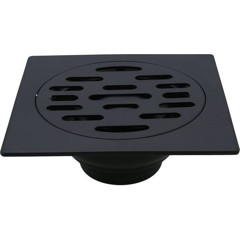 Black-Deodorant Shower Floor Drain Stainless Steel Floor Drain Bathroom Sink Floor Drain Washing Machine Toilet Shower Kitchen Floor Drain (Computer Floor Drain (1/5)