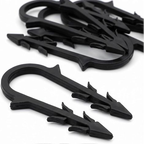 Lot de 100 clips 40 mm pour tuyaux de chauffage au sol UHP 14-20 mm fixation sécurisée (1/5)