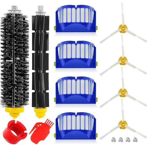 Accessoires Remplaçant kit pour iRobot Roomba série 600 Pièces de rechange pour Roomba 600 610 614 620 625 630 635 640 645 650 655 660 665 670 671 680 690 691 (1/5)