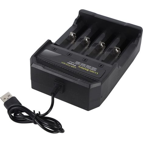 Chargeur de Batterie Intelligent, Lithium-ION à 4 Baies pour Les Voyages en Plein Air (1/5)
