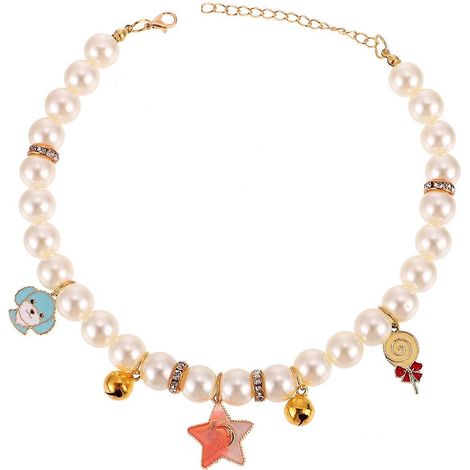 Collar decorativo para gatos con cascabel, ajustable para mascotas. (1/5)