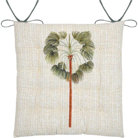 Assise de chaise 38 x 38 cm Palmier casablanca (1/3)