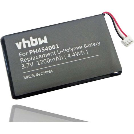 vhbw Akku kompatibel mit Philips S10H, S10A, S10A/38 schnurlos Festnetz Telefon (1200 mAh, 3,7 V, Li-Polymer) - Ersatz für PH454061
