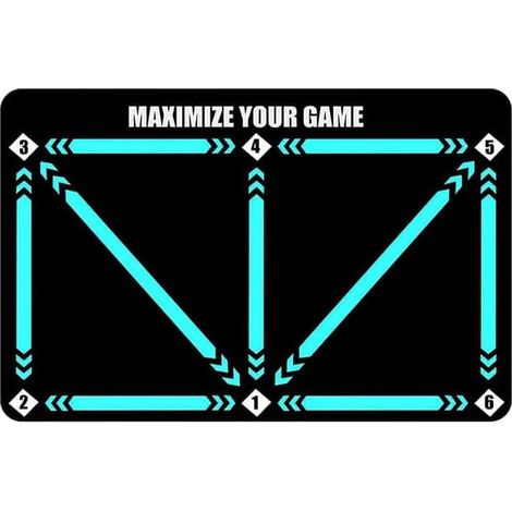 Tapis d'entraînement de football, nouvel équipement d'entraînement, tapis accessoire de sport, tapis de contrôle de balle - 40 x 60 cm (1/5)