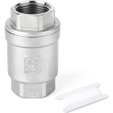 3/8" BSP femelle x filetage femelle, clapet anti-retour en fonte 304, prévention des retours d'eau (1/5)