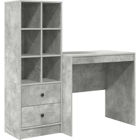 Maison Exclusive - Schreibtisch mit Schubladen mit Regal 2 pcs Be