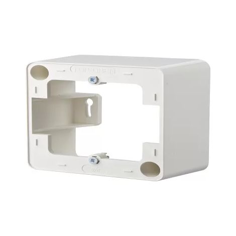 Metz Connect Aufputzrahmen 85 x 85 x 43 mm - 1fach, reinweiß 130829-4302-I (1/2)