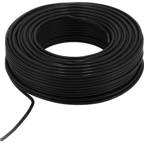 Câble électrique 7 conducteurs cuivre, gaine PVC, 100 mètres, remplacement BLVV-1x10, AC 300V (1/5)