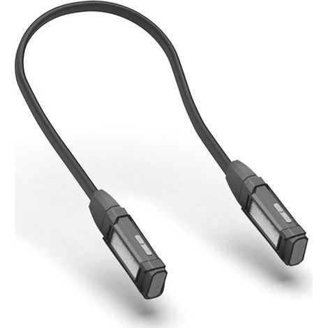 Wiederaufladbare USB-C-Arbeitsleuchte – Schwarz – Schreibtischlampe – Freihändige Lampe mit abnehmbaren Magnetköpfen (400 Lumen) (1/5)