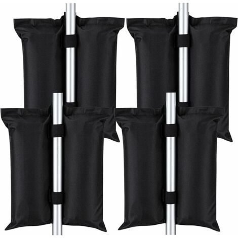 Ahlsen 4Pcs Sacs De Poids De Belvédère, Sac De Poids pour Tente à Baldaquin Robuste 420D De Sacs De Sable pour Pop Up Canopy Tent Parasols Terrasse Tentes Parapluie Échelle De Jardin (1/5)