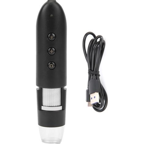 Microscope Numérique WiFi sans Fil, Caméra d'Inspection USB HD Portable Rechargeable 1000X (1/5)