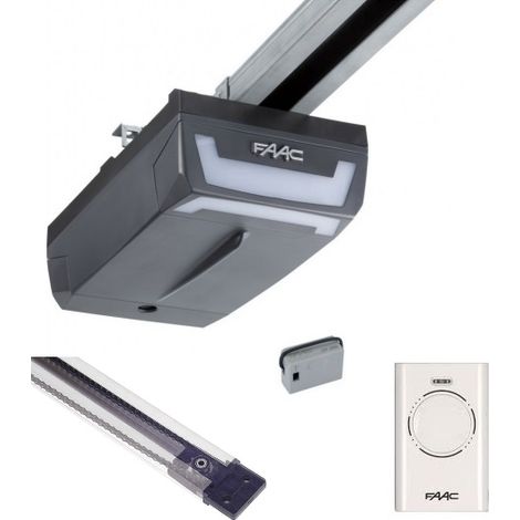 Faac – Kit de motorisation de garage DOLPHIN D700 – Ultra rapide 700N – Rail à courroie inclus – Pour porte sectionnelle jusqu'à 5m
