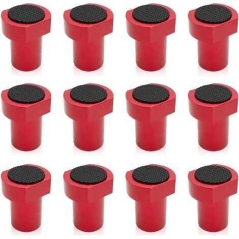 Set mit 12 Werkbankhaken aus Aluminiumlegierung – Klauenklemme – Für Holzbearbeitung – Spannbacken – Werkbank – Positionierung – Hobelanschlag