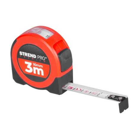 Bandmaß Strend Pro Premium RW3016W, 3 m, 16 mm, Rollbandmaß, mit Fenster