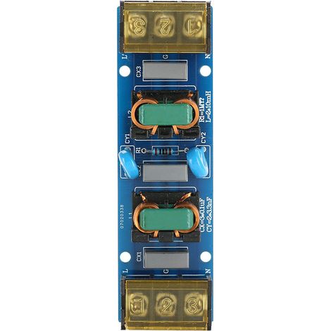 EMI High Frequency Two stage Power Low pass Filter Board For Power Supply (25A)