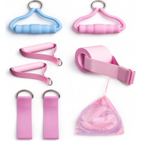 Corde élastique avec poignées ensemble 9 pièces amélioré 9 pièce (1/5)