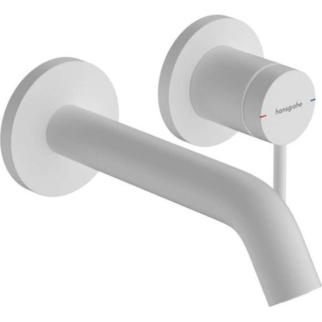 Hansgrohe – Mitigeur de lavabo encastré avec vidage – Installation à 2 trous – EcoSmart+ 4 l/min – Longueur bec 165 mm – 73350700