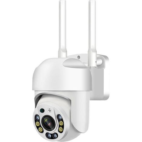QX65 interior and exterior surveillance camera, wireless, with Wi-Fi 5G/5GHz for home security, 355° vision and alarm. (1/4)