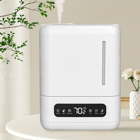 Humidificador de 4 litros con sistema de llenado superior para dormitorios y habitaciones grandes, difusor de aceites esenciales silencioso con apagado automático y rotación de 360°, control de temper (1/5)