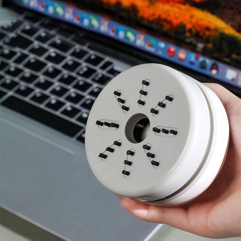 M19 USB-Tischstaubsauger, tragbarer Tastaturreiniger, Radiergummi- und Mini-Stiftkrümelsauger mit eingebautem Akku (1/4)