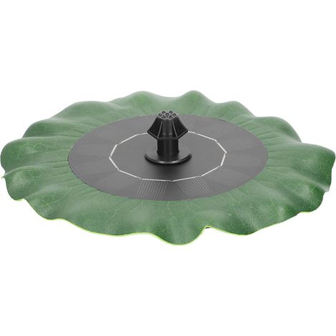 Pompe à eau solaire AS01B Fontaine flottante en forme de feuille de lotus (1/5)
