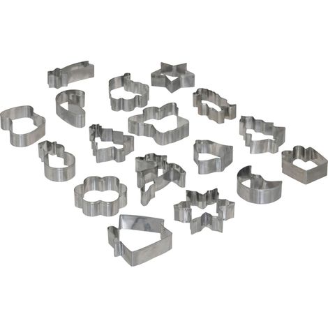 Weihnachtsausstechformen, 18er-Set
