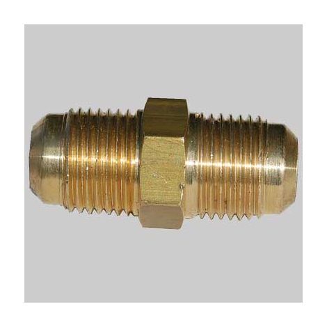 RACCORDO DOPPIO MM PER CONDIZIONAMENTO  1/2 x 1/2 Ø 12     MADE IN ITALY