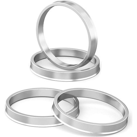 4-Piece Centring Rings Rims Aluminium 74.1 x 72.6 mm Alloy Wheels Centring Rings Hub Centric Rings Anodised Aluminium Ring for BMW (1/5)